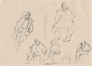Types sketched in the streets of Tunis