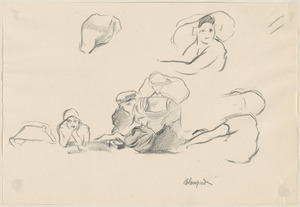 Holiday sketches of Domburg, Holland - also Paris