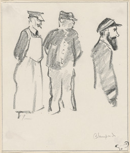 Sketches at Calais. Figure sketches