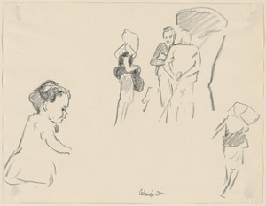 Holiday sketches of Domburg, Holland - also Paris