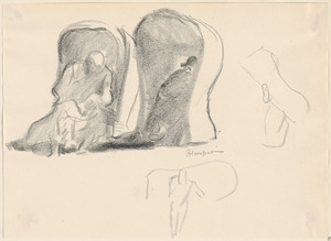 Holiday sketches of Domburg, Holland - also Paris