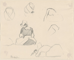 Holiday sketches of Domburg, Holland - also Paris