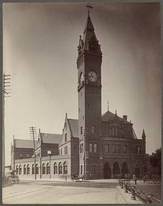 Boston and Providence Railroad, Providence Depot, Park Square