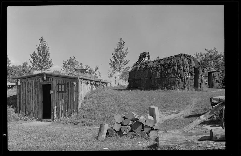 Pioneer Village, Exterior scene Digital Commonwealth