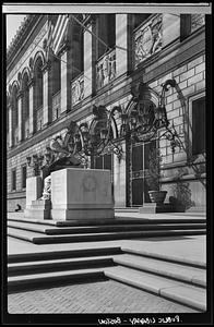 Boston Public Library, steps