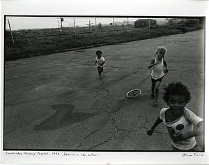 Sabrina and the Wheel, Cambridge Housing Project, 1975