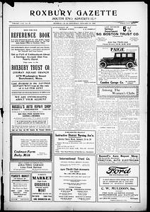 Roxbury Gazette and South End Advertiser, January 21, 1922