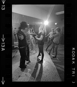 Housewives' belly-dancing class, Roslindale