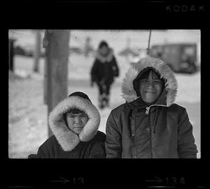 Two children, Alaska