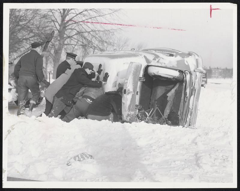 Skidding Accidents were frequent as a result of the season's biggest