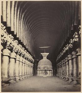 Votive stupa, Chaitya Hall, Karli Caves, Karli, India