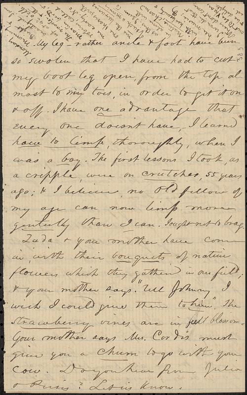 Letter from Zadoc Long to John D. Long - Digital Commonwealth