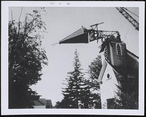 St. Joseph's Church being demolished