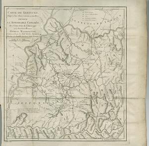 Carte de Kentucke, d'apres les observations actuelles