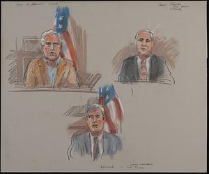 [illegible], Robert Preston, state senator, church, Lt. Colin Forbes, calmed Salvi down