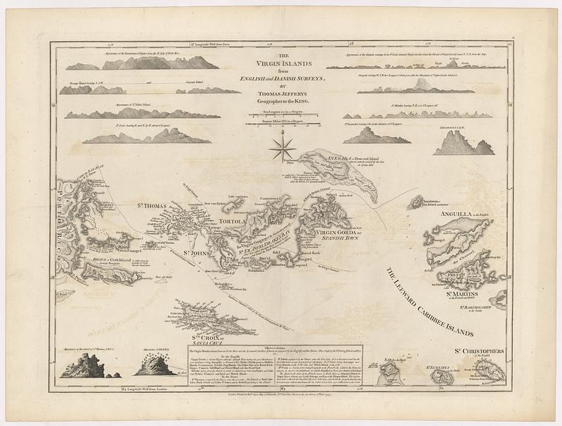 The Virgin Islands from English and Danish surveys