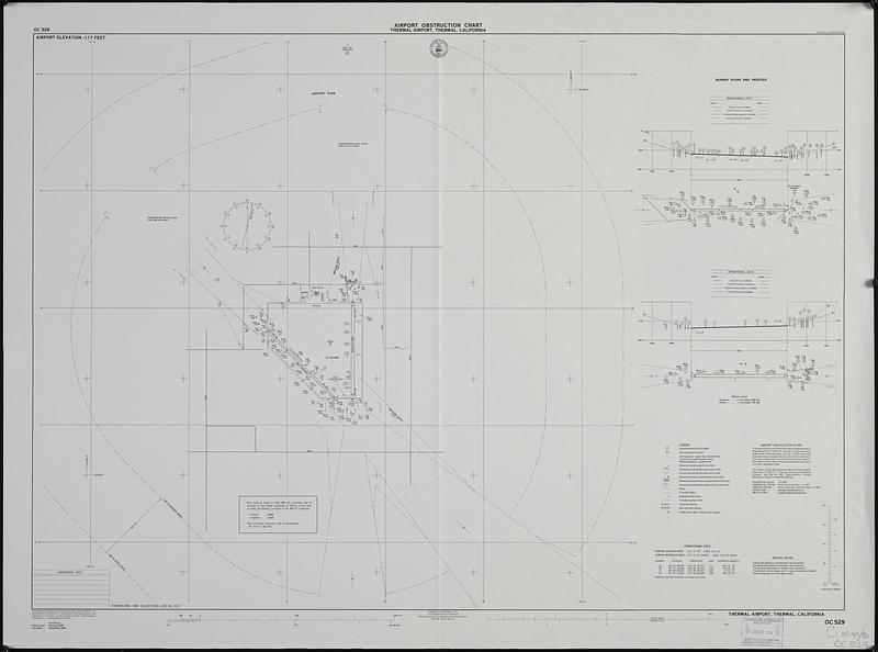 Airport obstruction chart, OC 529, Thermal Airport, Thermal, California