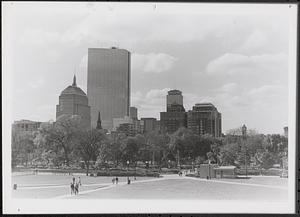 Boston Common looking toward the Public Garden