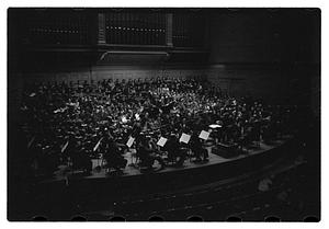 Recording "La Mer" for Victor R.C.A., Dr. K & Boston Symphony Orchestra, also recording mch.