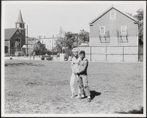 Susan Richards and a student at Columbia Park