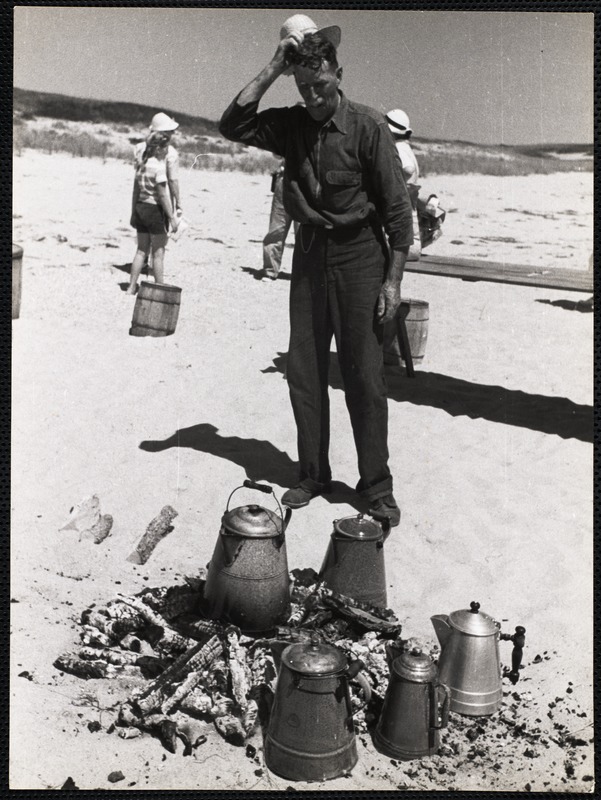 Nantucket clam bake Digital Commonwealth