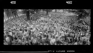 Gay Pride rally at Parkman Bandstand in the Common, Boston