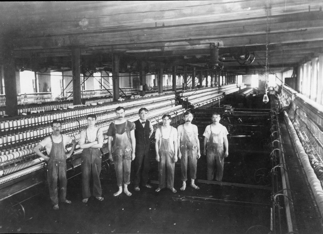 Workers in the Wood Mill, Lawrence, Mass.