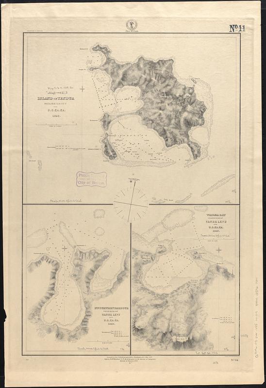 Island of Yendua, Feejee Group ; Nucumurry Harbour, west end of Vanua Levu ; Wailea Bay, north side of Vanua Levu