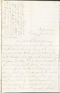 Letter from Ruth Ann B. Strout to John D. Long, June 11, 1870