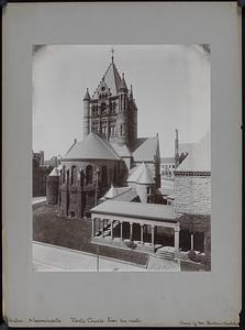 Exterior view of Trinity Church, Boston, Massachusetts, from the north