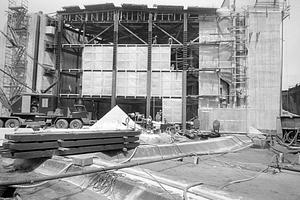 Hurricane Barrier construction, New Bedford