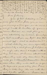 Letter from Zadoc Long to John D. Long, August 10, 1869