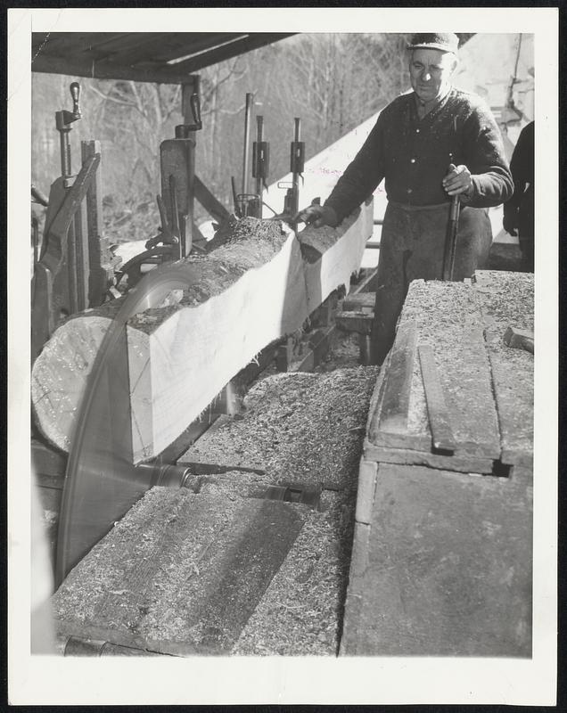 The Big Fellow goes into action. Fiftytwo inches of tempered steel