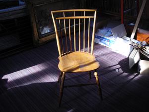Square back Windsor chair