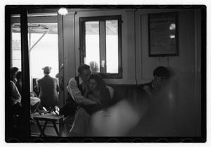 Passengers on a ship