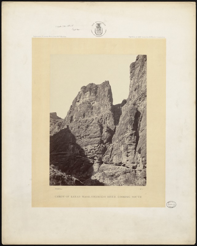 Cañon of Kanab Wash, Colorado River, looking south