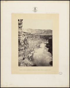 Grand Cañon, Colorado River, near Paria Creek, looking west