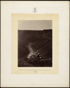 Grand Cañon of the Colorado River, mouth of Kanab Wash, looking west