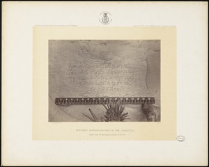 Historic Spanish record of the Conquest, south side of Inscription Rock, N.M. No. 3