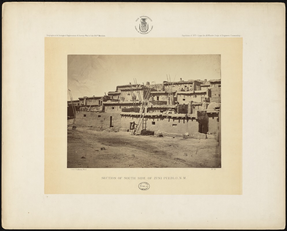 Section of south side of Zuni Pueblo, N.M. - Digital Commonwealth