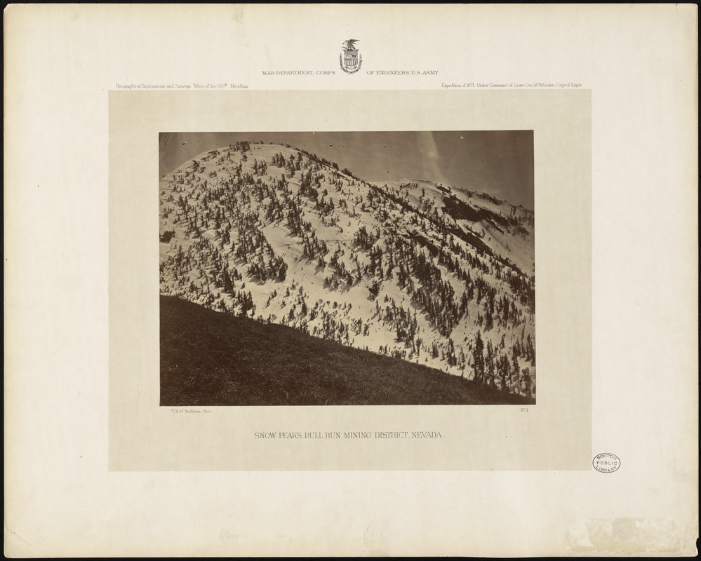 Snow peaks, Bull Run Mining District, Nevada