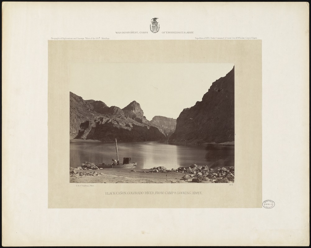 Black Cañon, Colorado River, from Camp 8, looking above