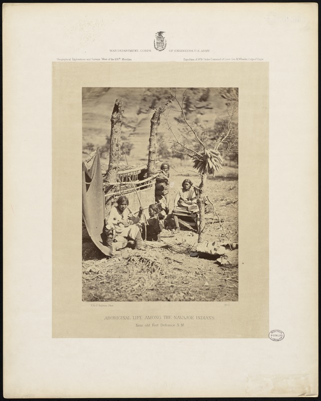 Aboriginal life among the Navajoe Indians, near old Fort Defiance, N.M.