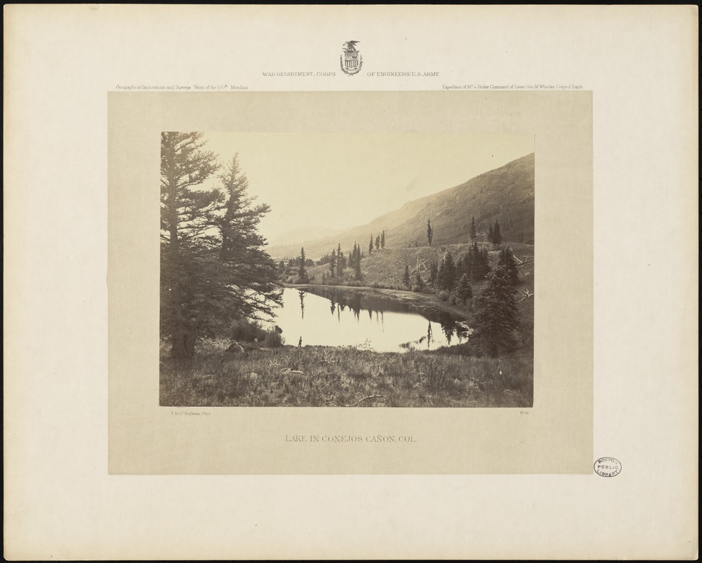 Lake in Conejos Cañon, Col.