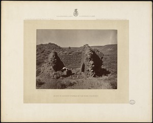 Ruins in ancient pueblo of San Juan, Colorado