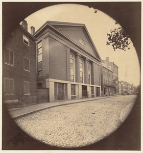 Universalist Church, now a Jewish synagogue. Erected in 1851. Warrenton Street