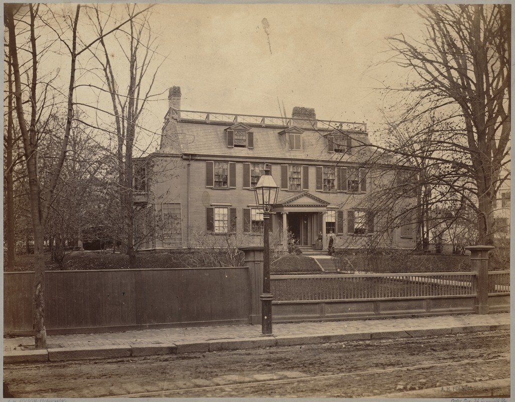 Houses: House, corner of Washington and Cliff Sts., Roxbury (occupied by M. Bradford)