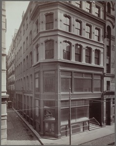 Overleaf: Unidentified picture of a corner building
