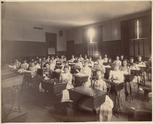 Norcross School - South Boston - interior - Miss Lewis' class