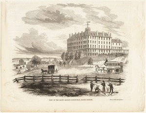 View of the Blind Asylum Institution, South Boston
